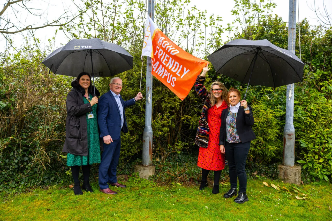 ADHD friendly campus flag raising ceremony