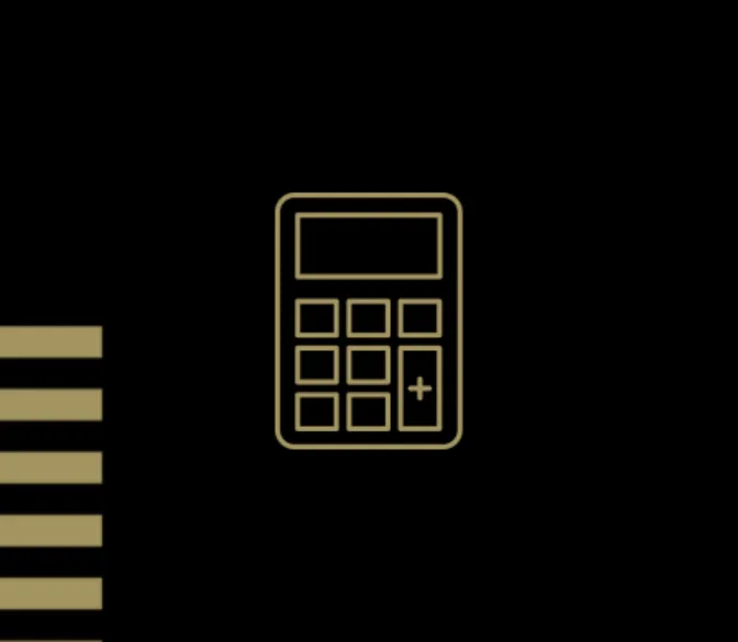 Calculator Black TUS Card