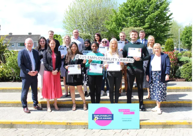 Students at the TUS Employability Plus Awards Ceremony in TUS Moylish Campus.