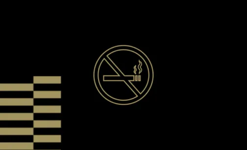 No Smoking Black Card