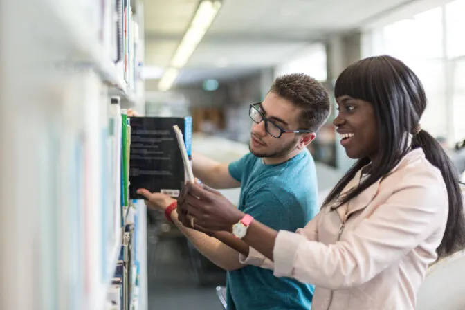 Students in TUS Moylish Library